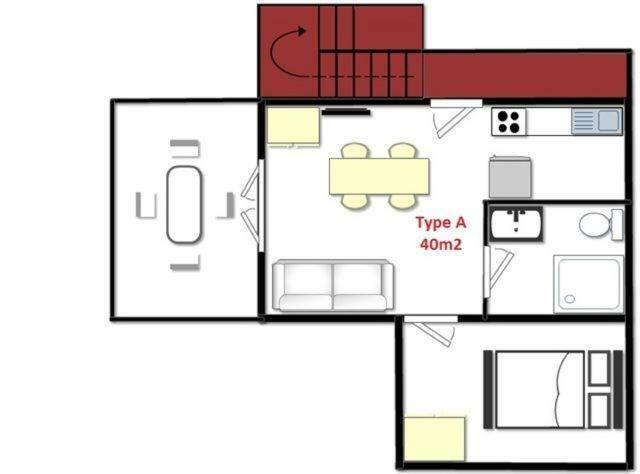 Apartment F-1 クリムノ エクステリア 写真